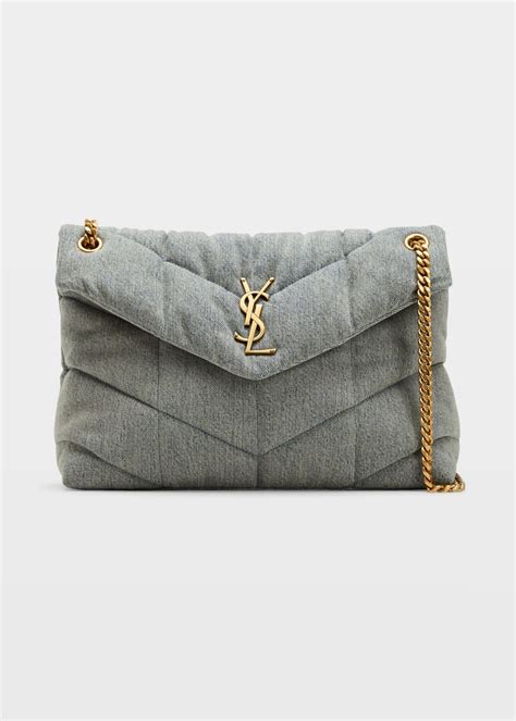 ysl puffer purse|ysl denim puffer.